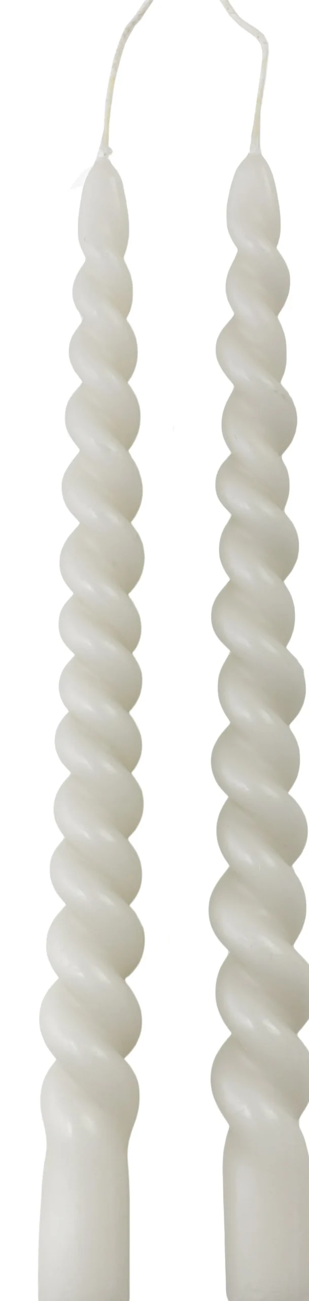 Rustik Lys dinerkaars Swirl grijs 8,5 uur 2 stuks