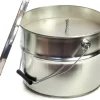 Rustik Lys in pot Browyn wit / crème D 26 H 22 cm