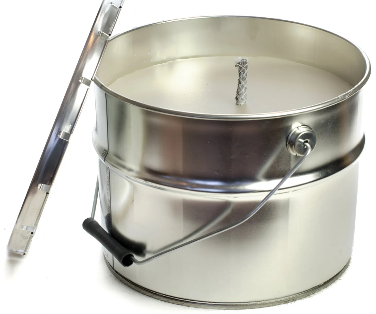 Rustik Lys in pot Browyn wit / crème D 26 H 22 cm