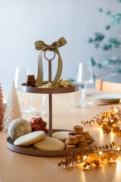 Rustik Lys stompkaars Kerstboom crème 42 uur D 10 H 20 cm