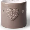 ScentChips brander hart 9x9cm taupe
