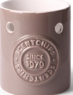 ScentChips geurbrander Design D 8 H 10 cm bruin