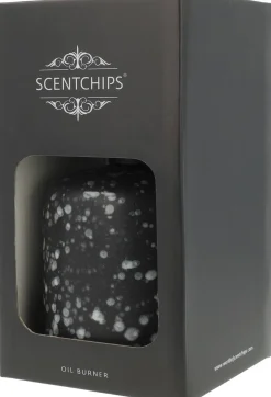Scentchips olie geurbrander zwart D 10 H 16 cm