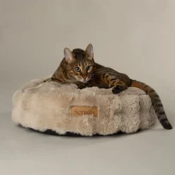 Scruffs kattenmand Alpine goud D 50 H 18 cm