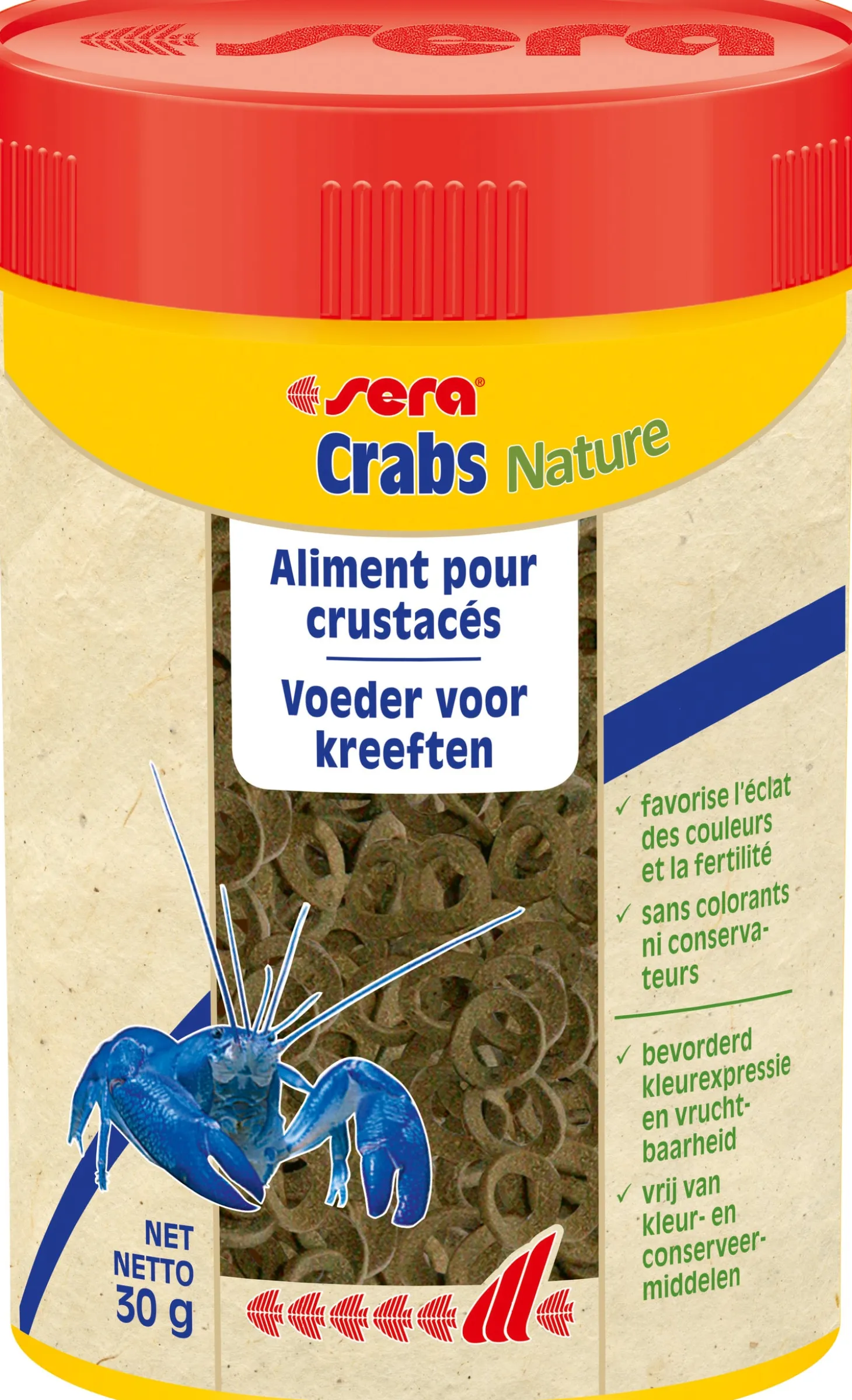 Sera kreeftenvoer Crabs Nature 100 ml