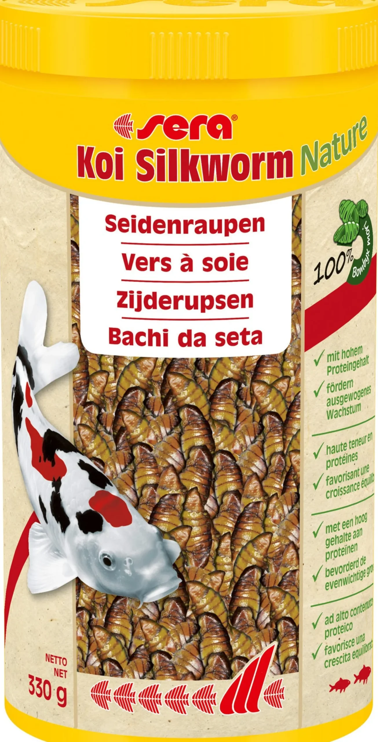 Sera visvoer Koi Slikworm Nature 1000 ml
