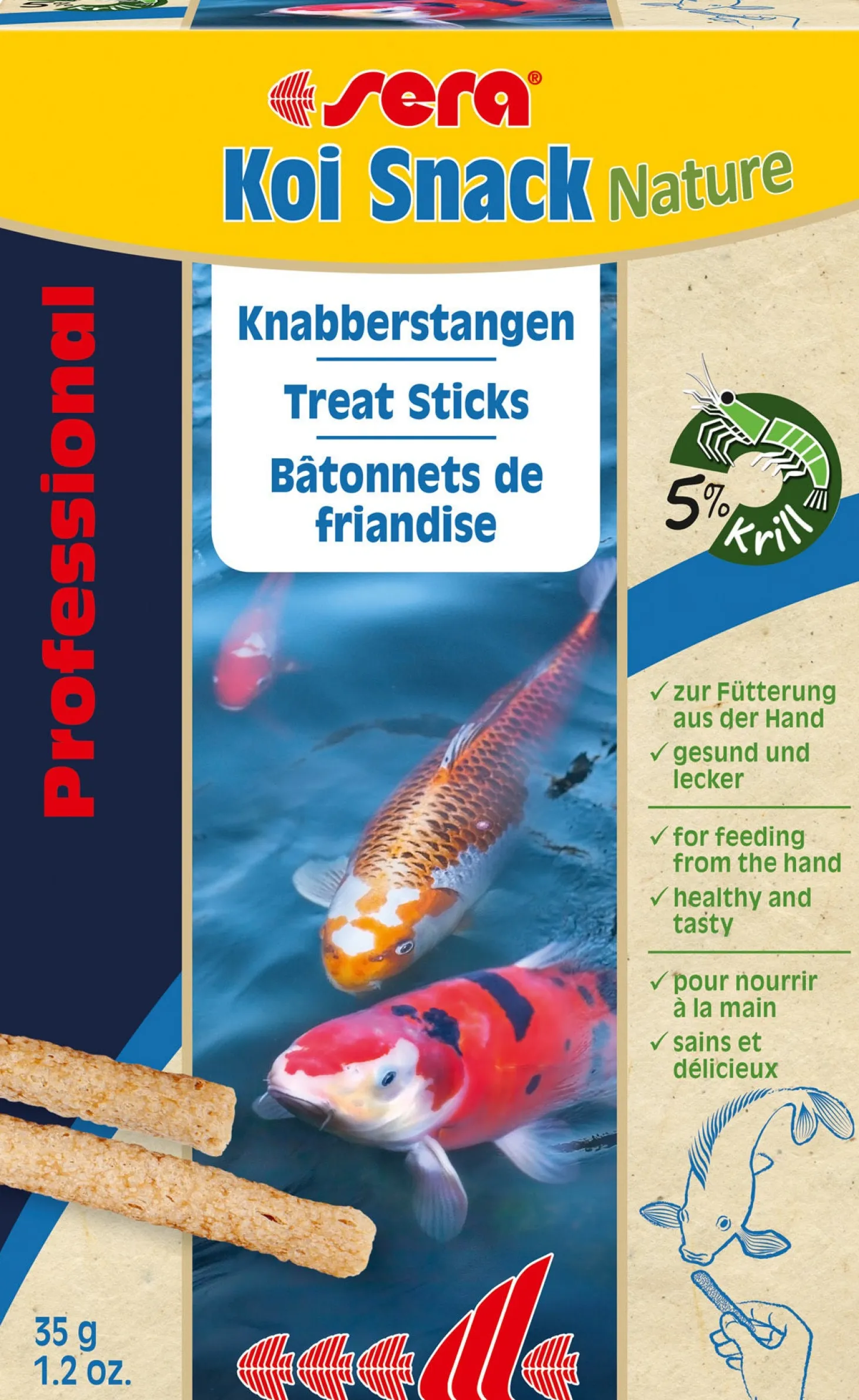 Sera visvoer Koi Snack Nature 20 stuks