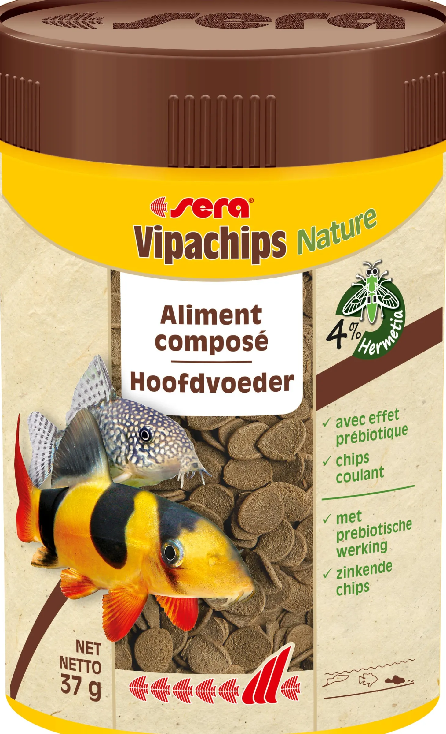 Sera visvoer Vipachips Nature 100 ml