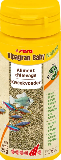 Sera visvoer Vipagran Baby Nature 50 ml