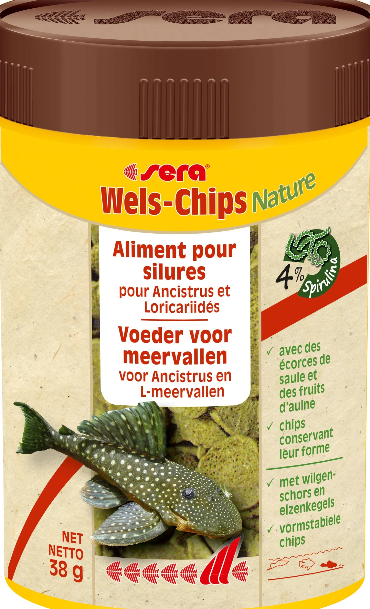 Sera visvoer Wels-Chips Nature 100 ml