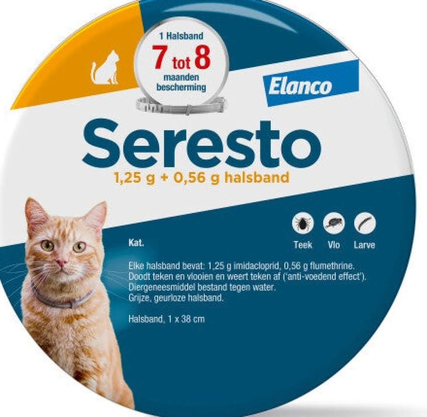 Seresto vlooienband kat 38 cm