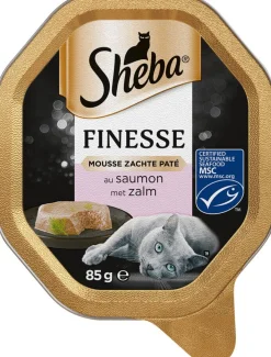 Sheba natvoer Finesse adult zalm 85 g