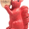 SID Collection waxinelichthouder Moos rood 14,5 x 8,5 x 16,3 cm