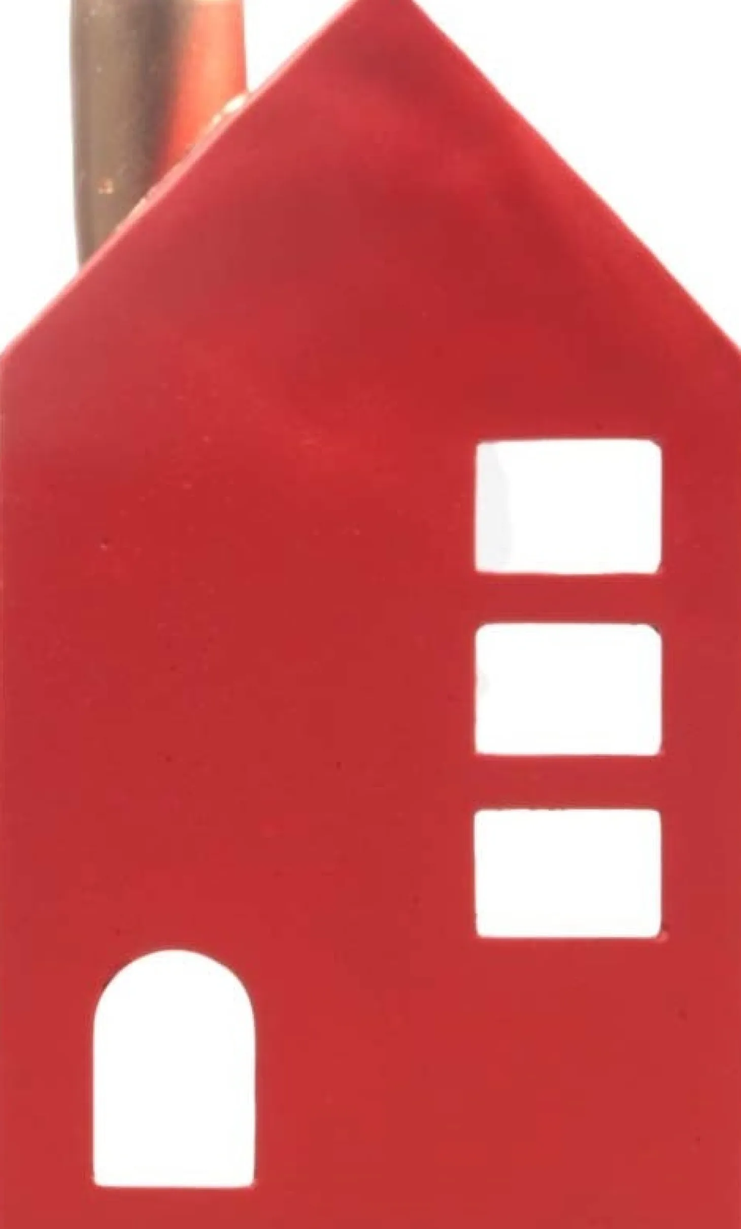 SID Collection waxinelichthouder Moos rood 16,3 x 10 x 28 cm