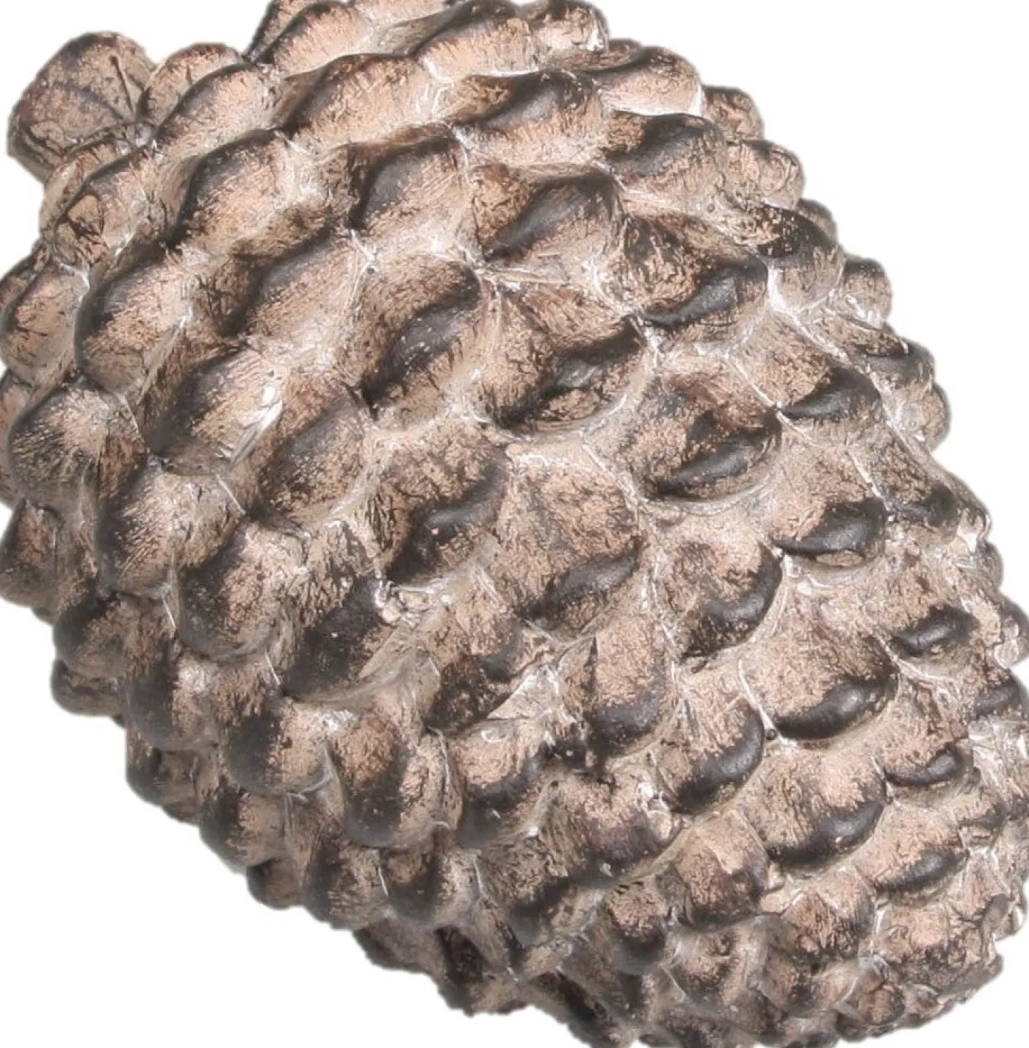 SID tuinbeeld dennenappel bruin 18 x 12 x 12 cm