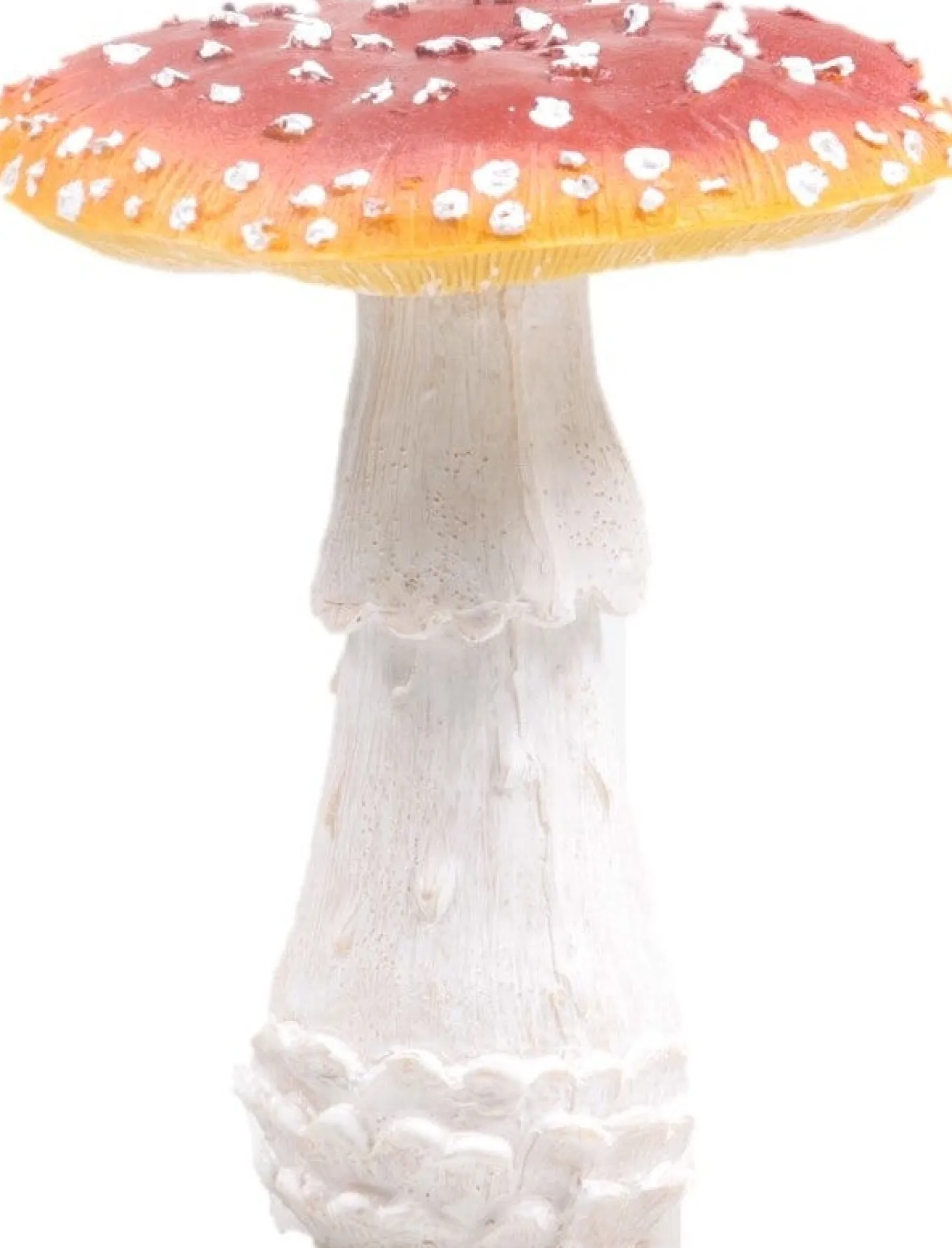 SID tuinbeeld paddenstoel Sander rood / wit 15 x 15 x 18 cm