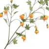 Silk-ka kunstbloem Abutilon oranje 134 cm