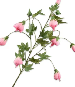 Silk-ka kunstbloem Abutilon roze 98 cm