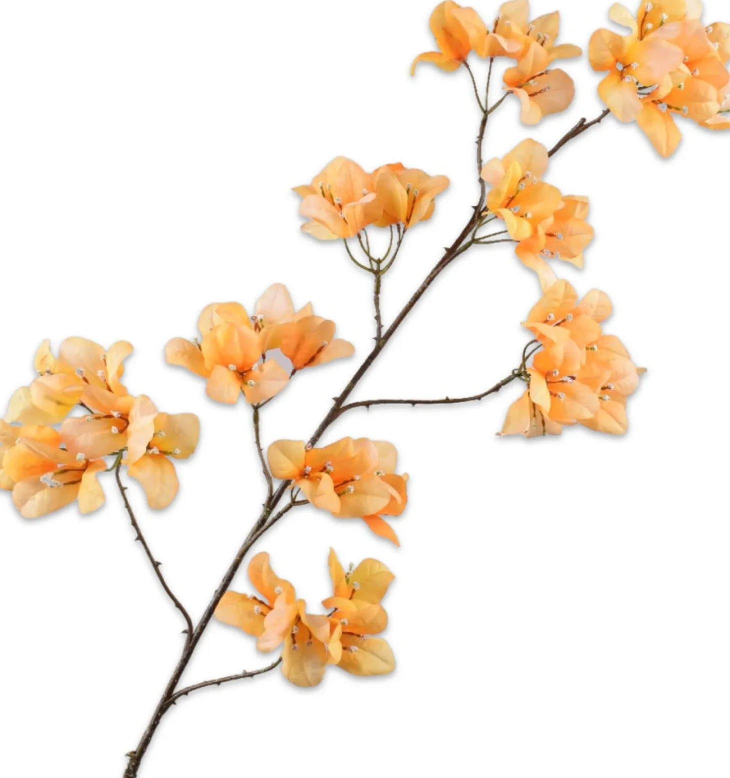 Silk-ka kunstbloem Bougainville geel 120 cm