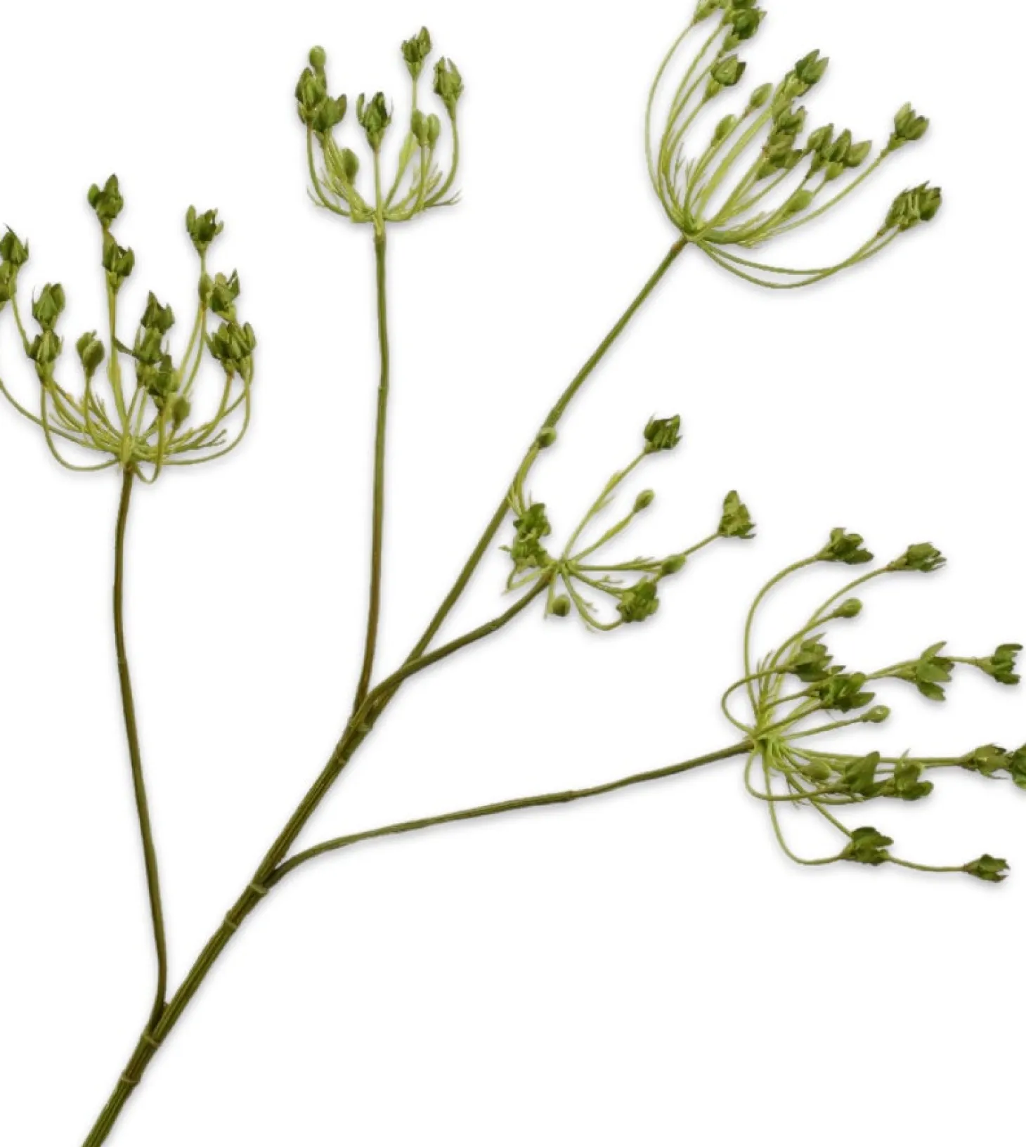 Silk-ka kunstbloem Dille groen 83 cm