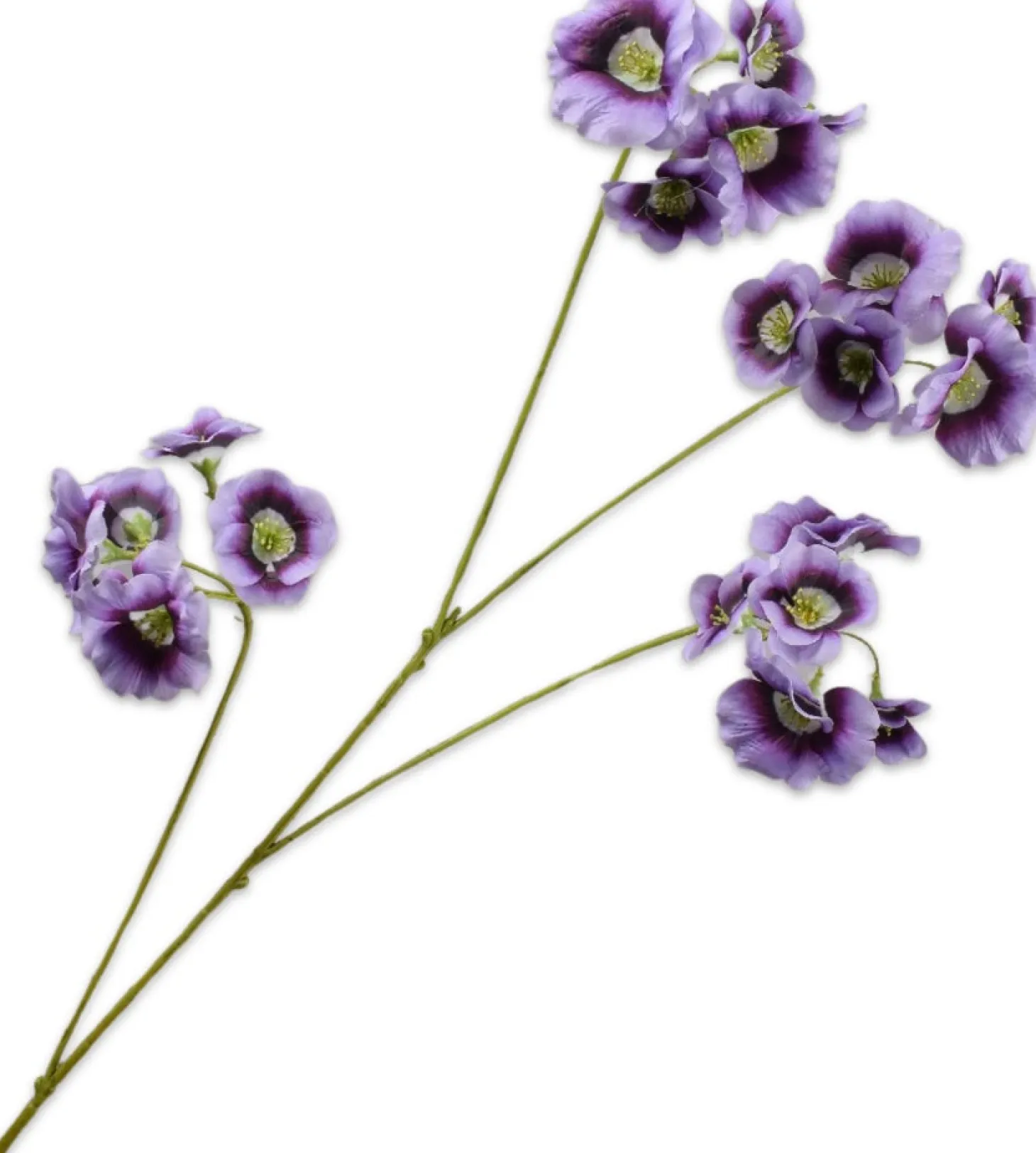 Silk-ka kunstbloem Elaeocarpus paars 78 cm