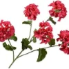 Silk-ka kunstbloem Geranium donkerroze 94 cm