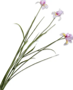 Silk-ka kunstbloem Iris paars 71 cm
