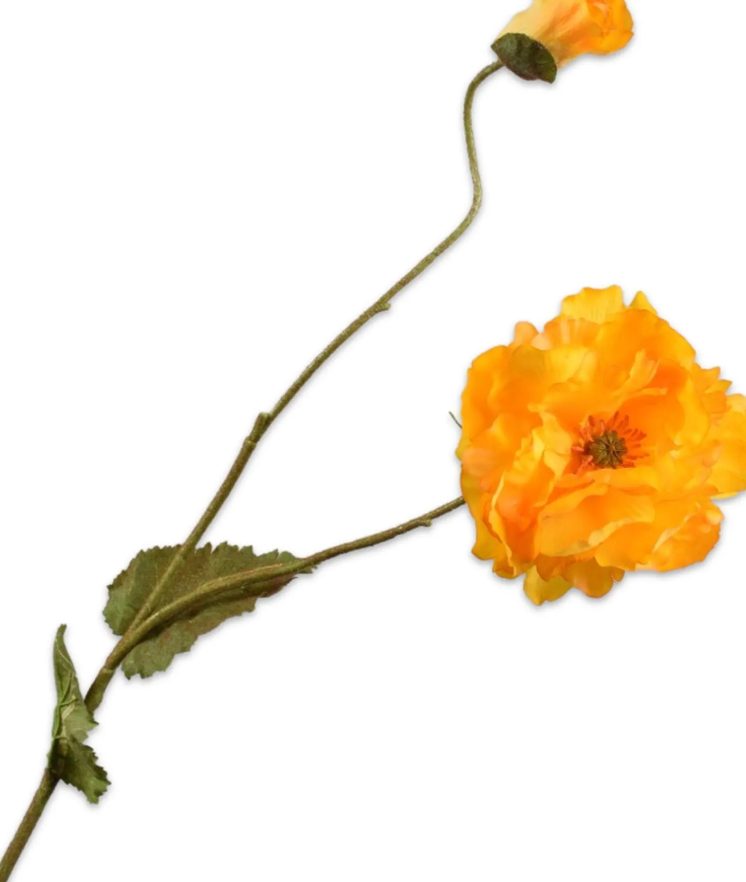 Silk-ka kunstbloem Klaproos geel 109 cm