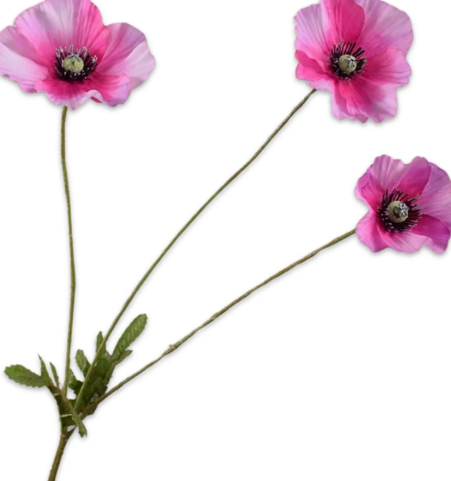 Silk-ka kunstbloem Klaproos lichtroze 81 cm