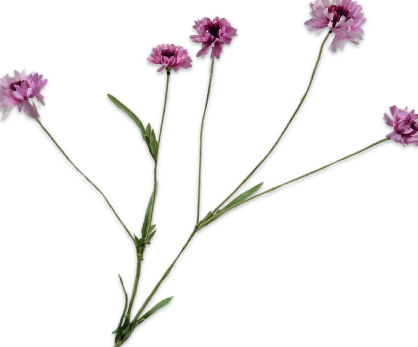 Silk-ka kunstbloem Korenbloem roze 92 cm