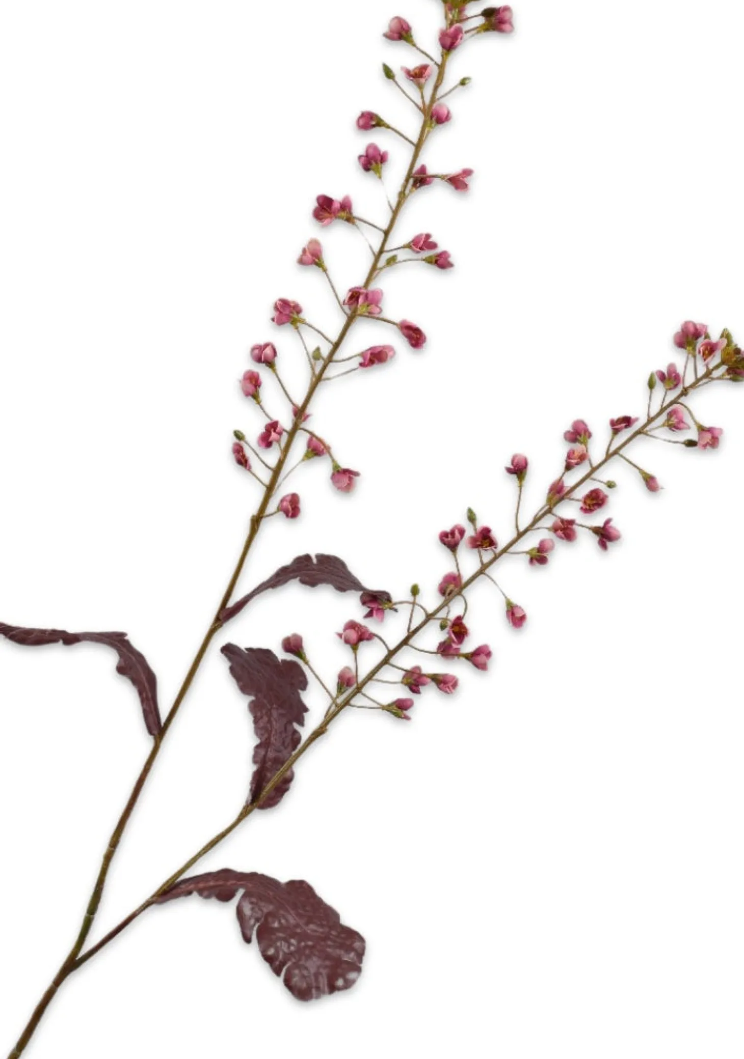 Silk-ka kunstbloem Primula donkerroze 85 cm