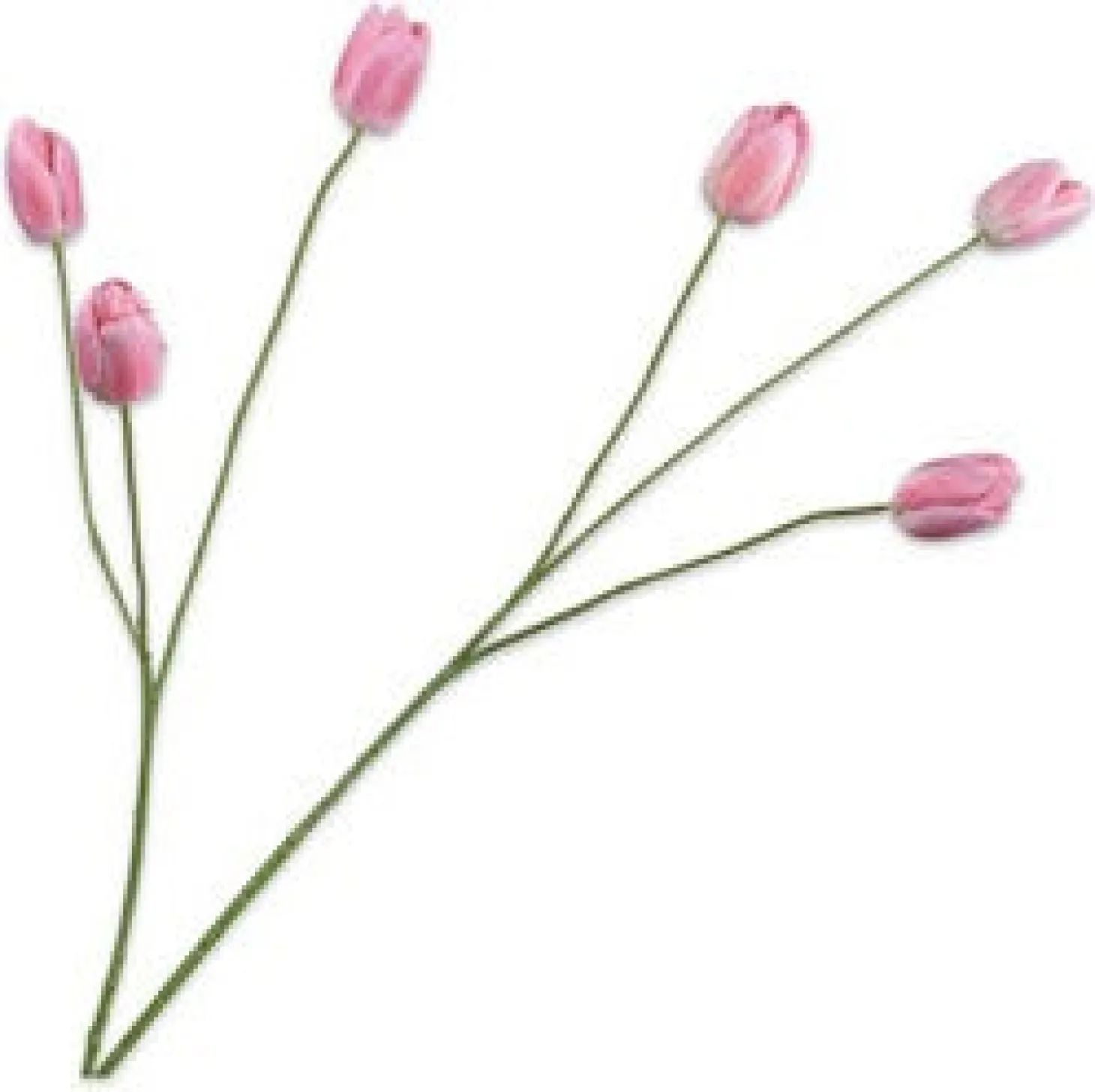 Silk-ka kunstbloem Tulp roze 100 cm
