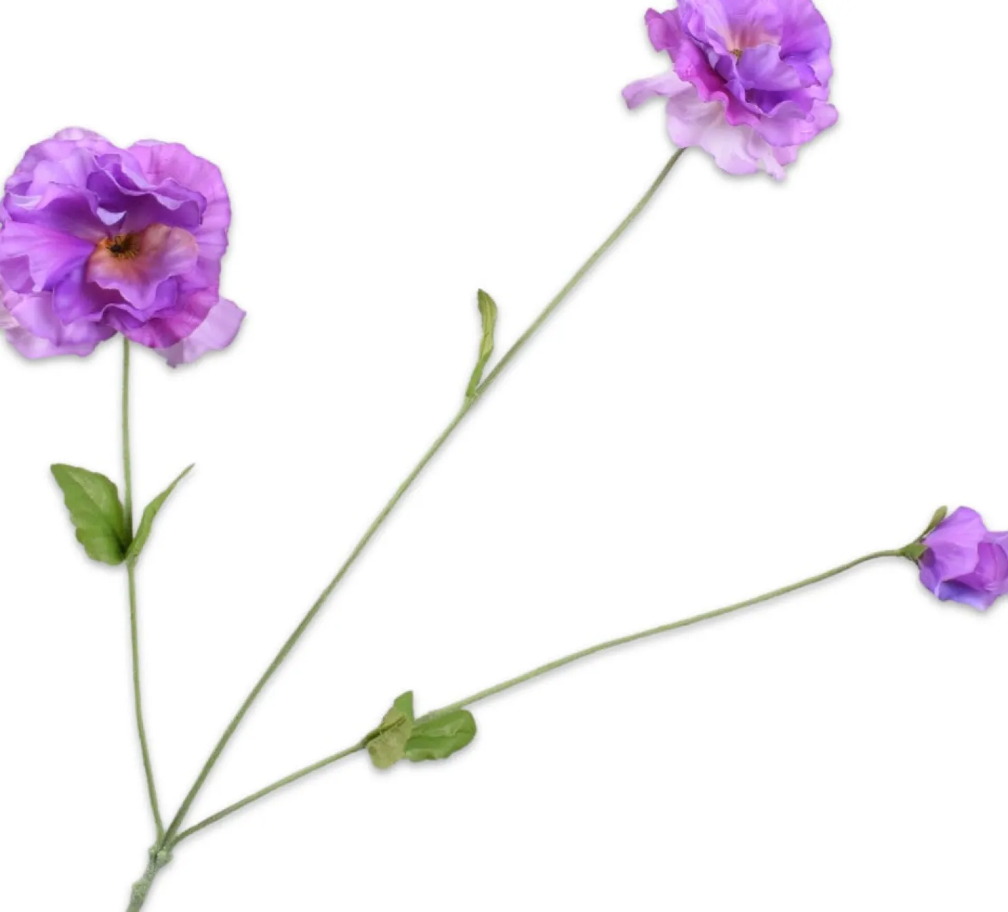 Silk-ka kunstbloem Viooltje paars 66 cm