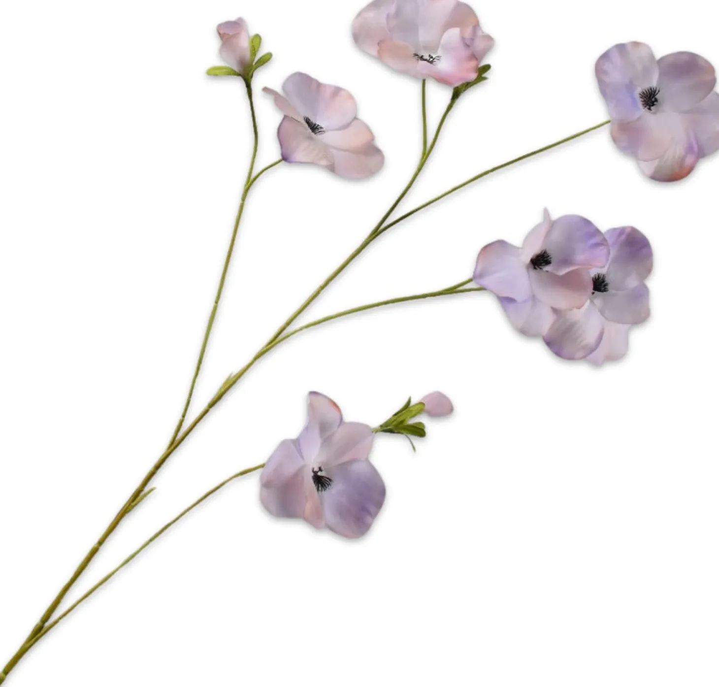 Silk-ka kunstbloem Viooltje paars 103 cm