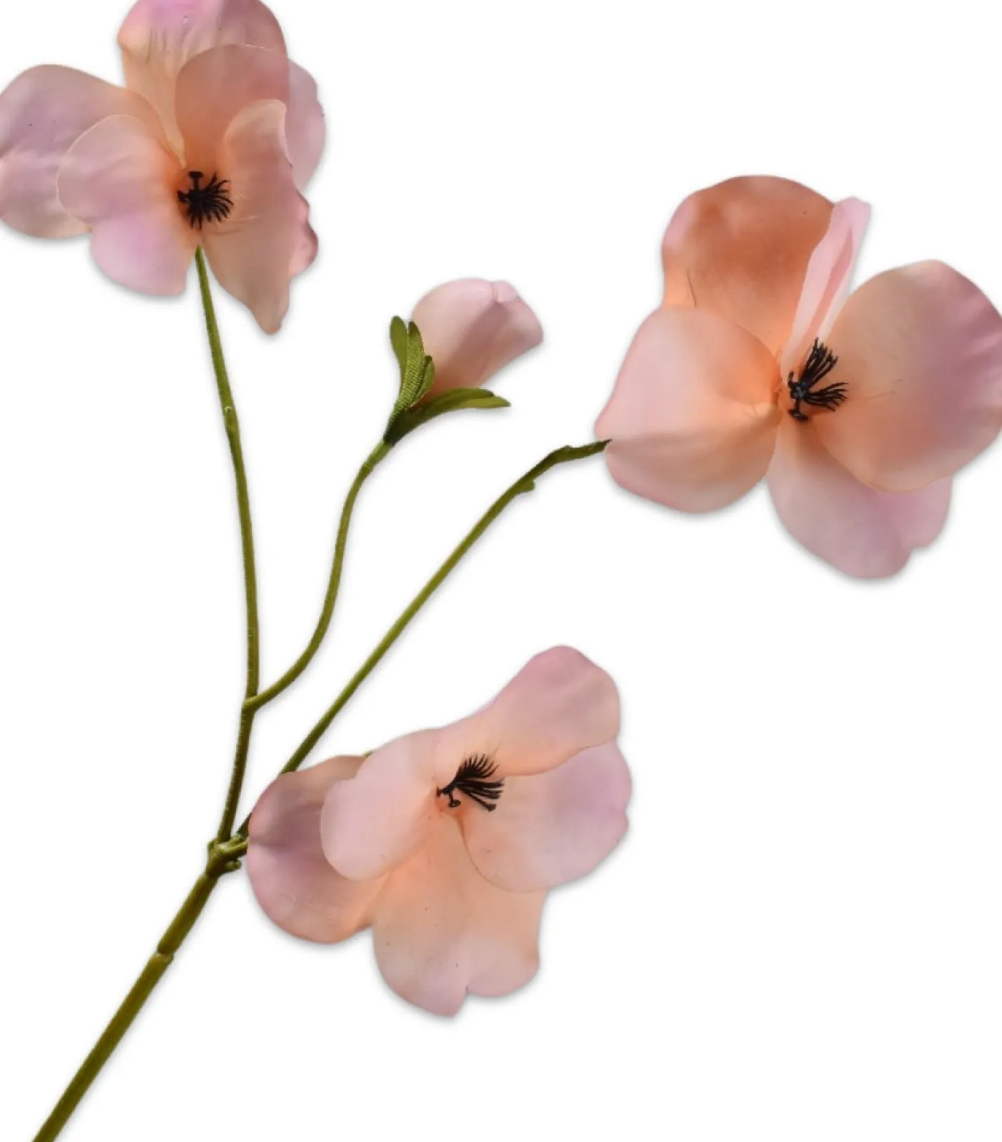 Silk-ka kunstbloem Viooltje roze 63 cm