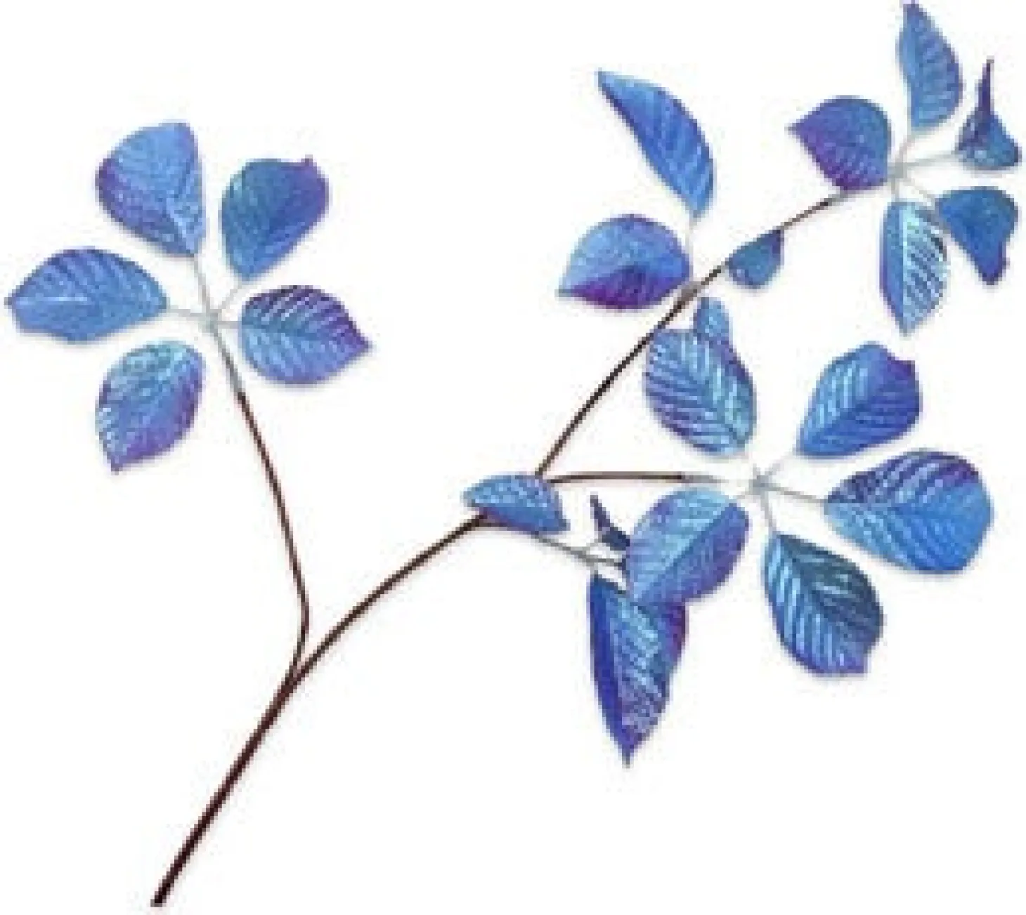 Silk-ka kunsttak Wilde Wingerd blauw 74 cm