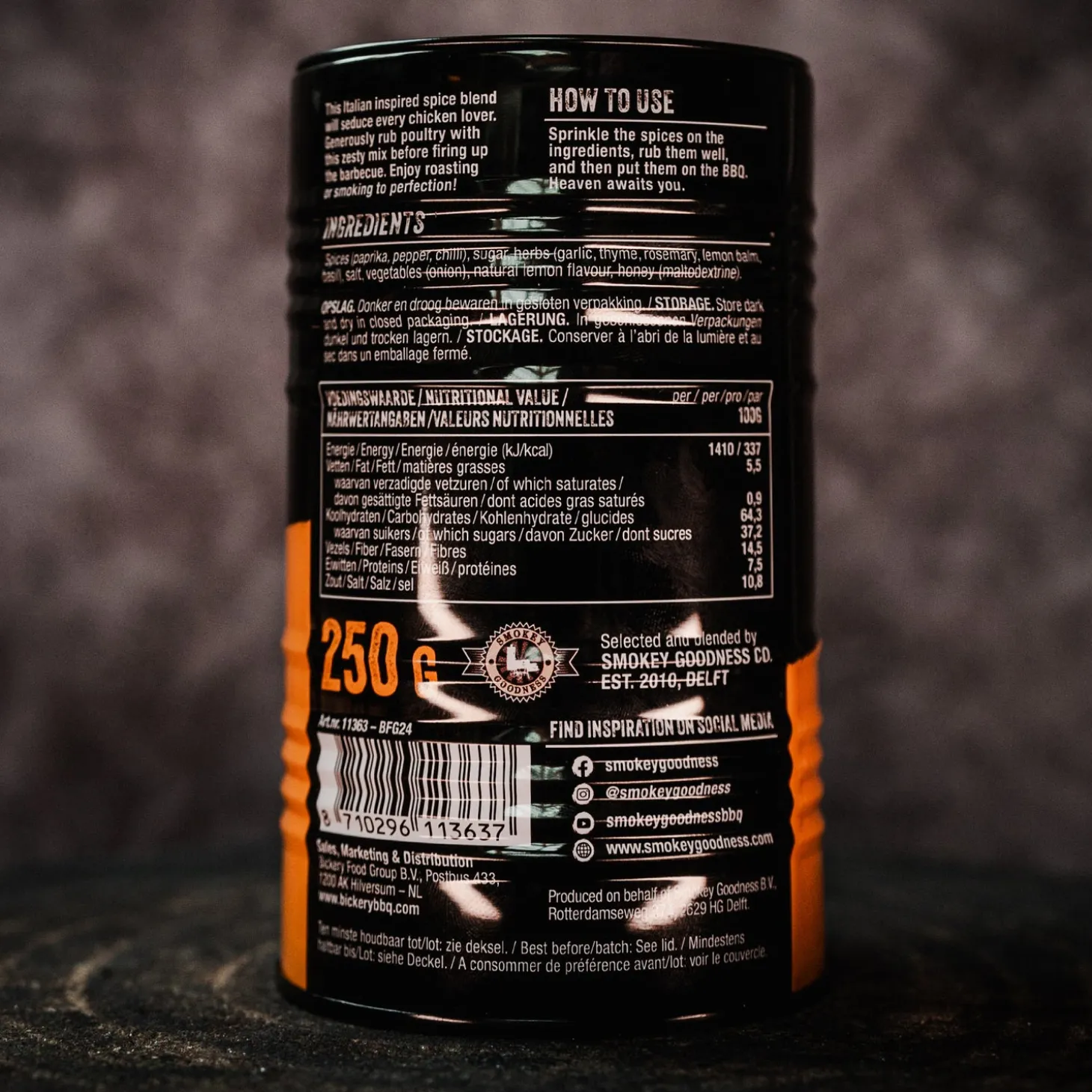 Smokey Goodness BBQ rub Cheeky Chicken 250 gr