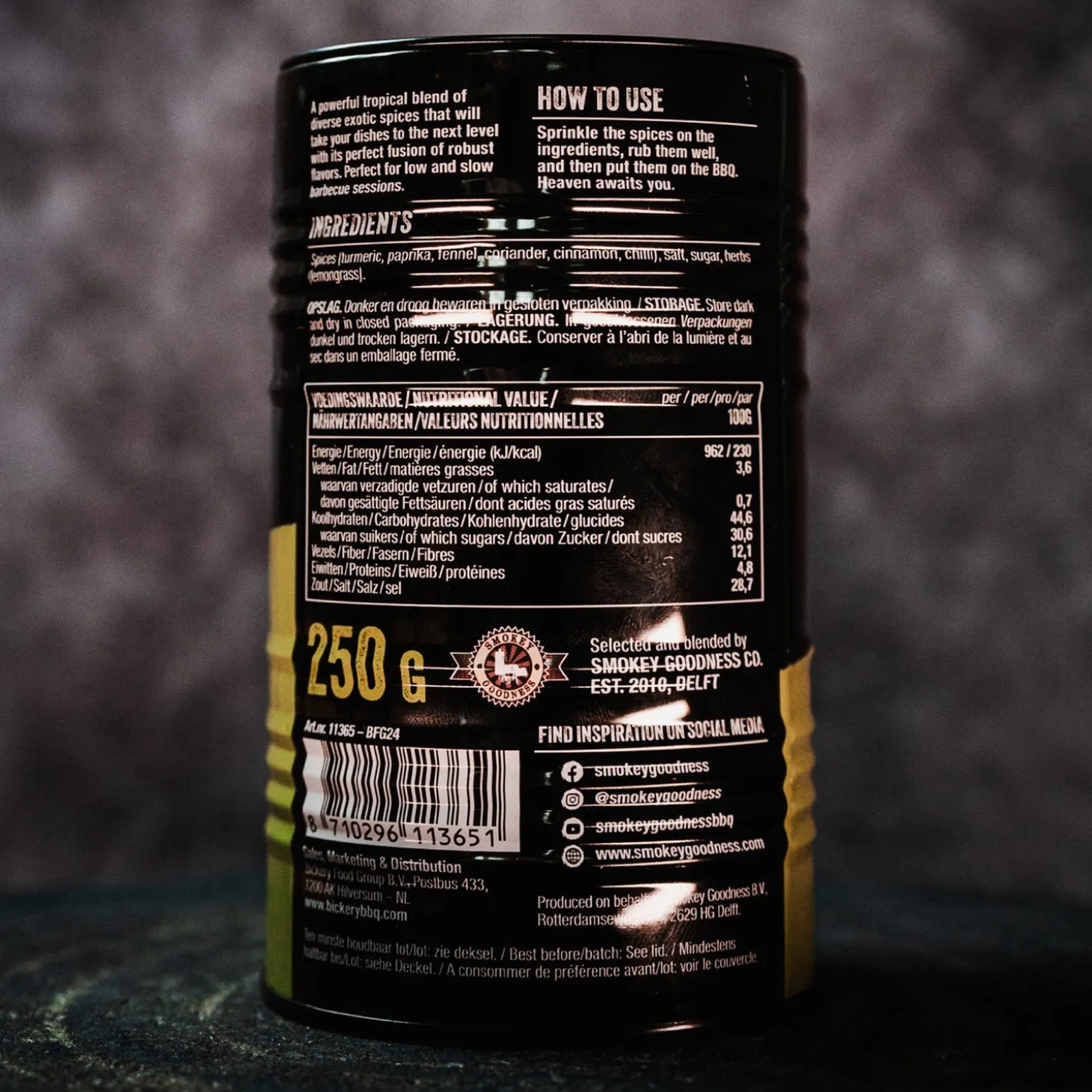 Smokey Goodness BBQ rub Tropical Thunder 250 gr