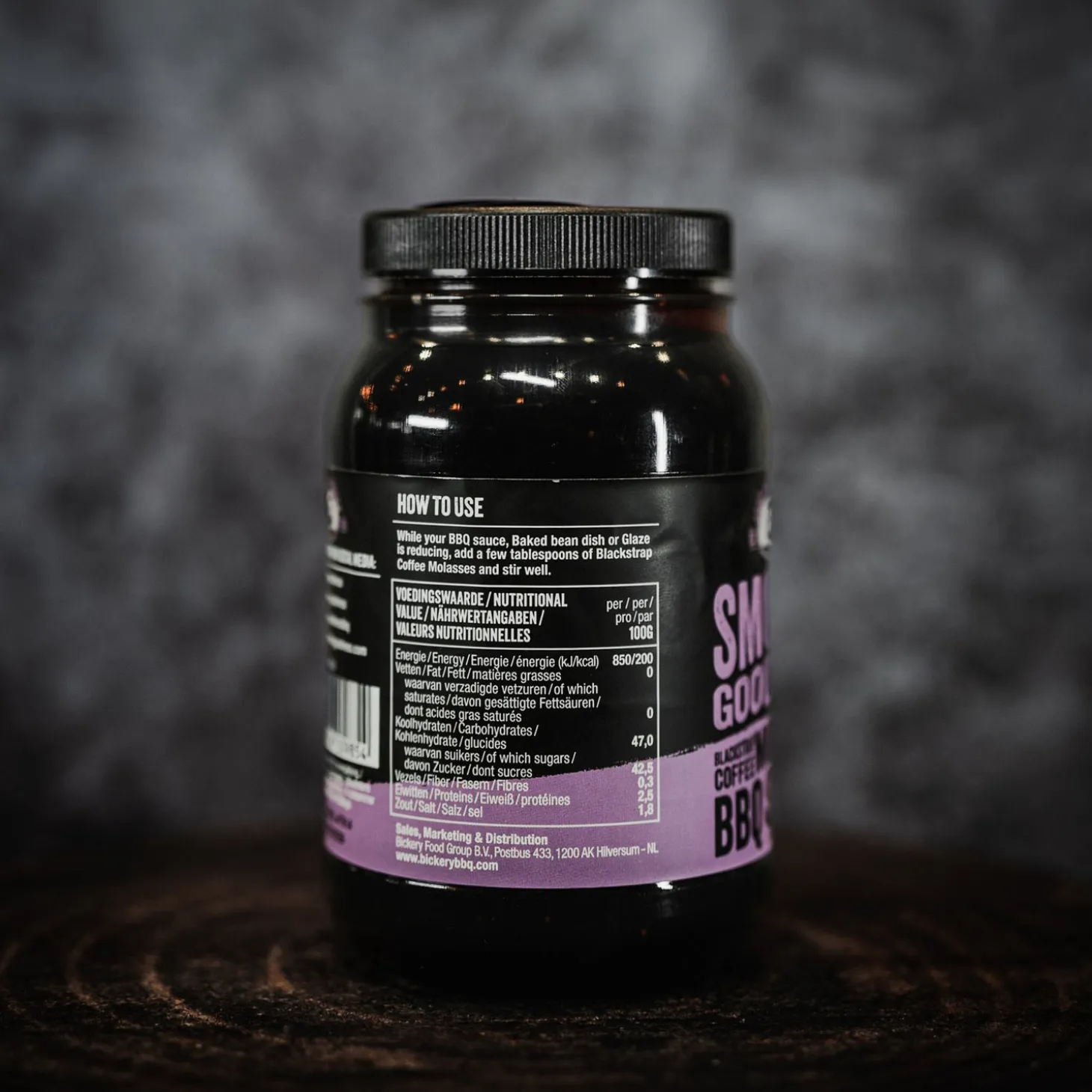 Smokey Goodness BBQ saus Blackstrap Coffee 500 ml