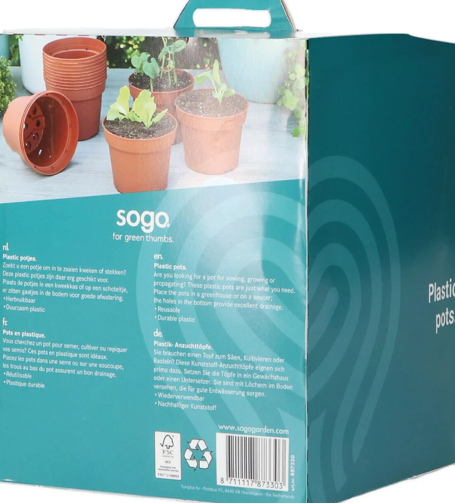 SOGO kweekpot D 13 cm 12 stuks
