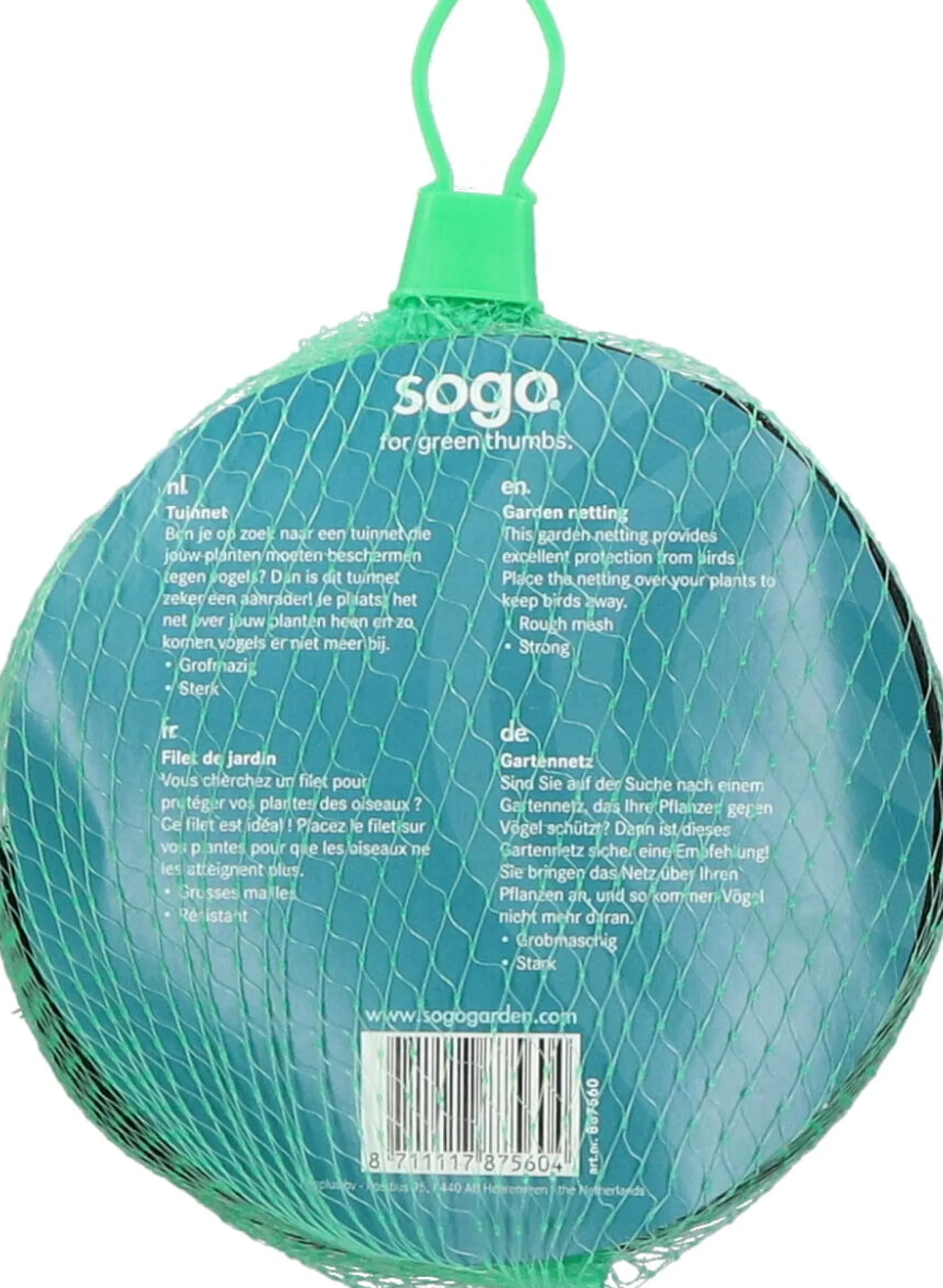 Sogo tuinnet 2 x 5 m