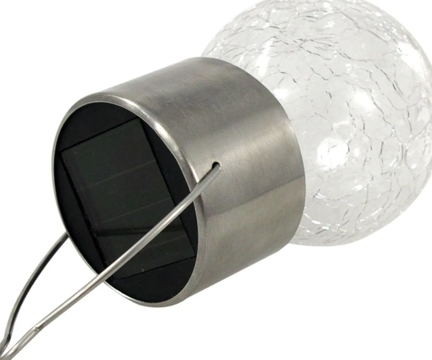 Solar hanglamp transparant warm wit D 6 H 9 cm