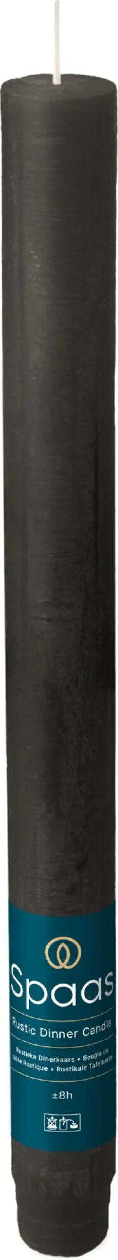 Spaas dinerkaars Essential collection zwart 8 uur D 2,1 H 25 cm