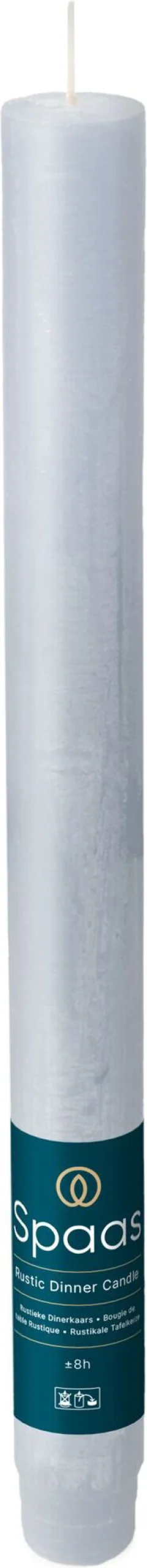 Spaas dinerkaars Essential collection lichtblauw 8 uur D 2,1 H 25 cm