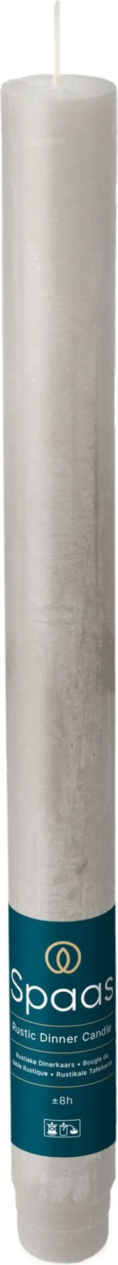 Spaas dinerkaars Essential collection grijs 8 uur D 2,1 H 25 cm