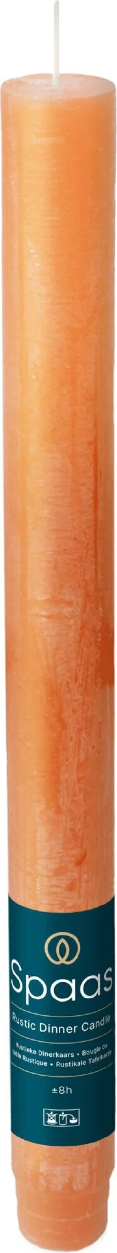 Spaas dinerkaars Essential collection oranje 8 uur D 2,1 H 25 cm
