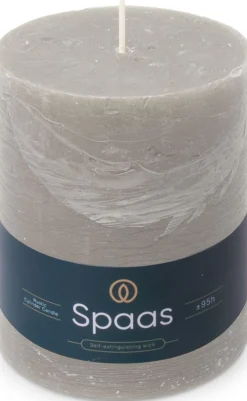 Spaas stompkaars Essential collection zwart 25 uur D 7 H 7 cm
