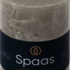Spaas stompkaars Essential collection grijs 35 uur D 7 H 9,5 cm