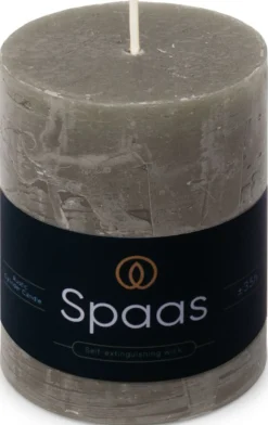 Spaas stompkaars Essential collection grijs 35 uur D 7 H 9,5 cm