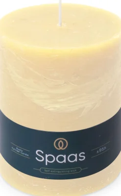 Spaas stompkaars Essential collection crème 95 uur D 10 H 13 cm